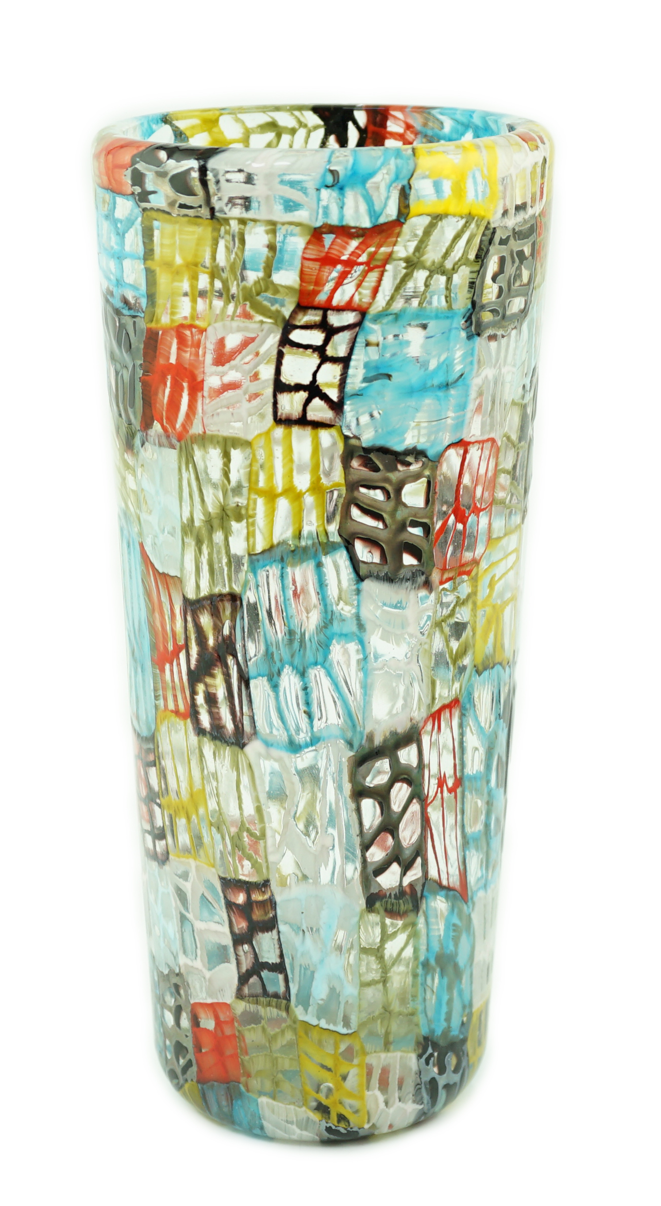 Vittorio Ferro (1932-2012), a Murano glass Murrine vase